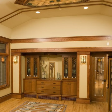 Frank Lloyd Wright prairie style home
