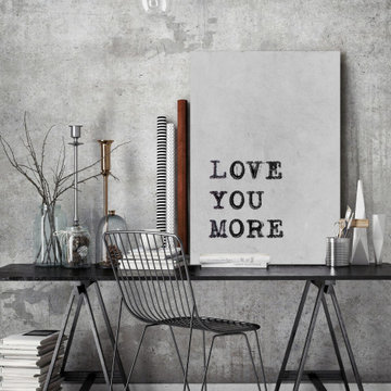 "Love You More II" Painting Print on Wrapped Canvas