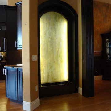 Custom Indoor Glass Water Feature - Orlando, FL