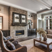 Fireplace Wall - Hickory