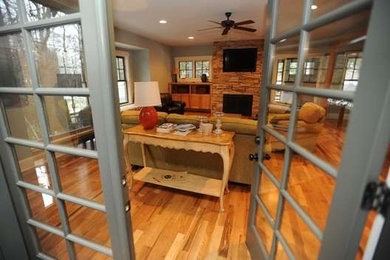Living room - eclectic living room idea in Other