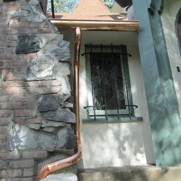 Copper Rain Gutter Projects