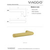 Viaggio QADMOD_COMBO_234_RH Quadrato Right Handed Solid Brass - Satin Brass