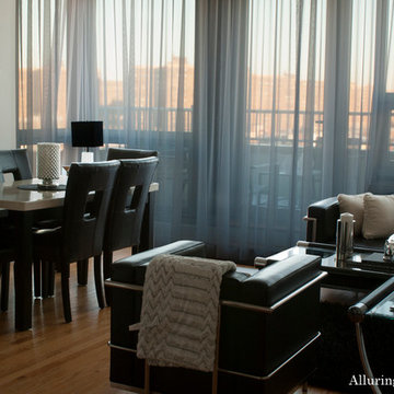 Sheer curtains, 224 W 14th st NYC Residence