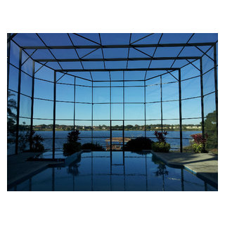 Screen Enclosure - Modern - Pool - Orlando - by Major League Aluminum ...