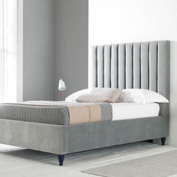Bern Grey Upholstered Ottoman Bed - Products