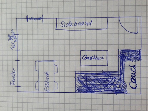 Hilfe für Wohn/Esszimmer