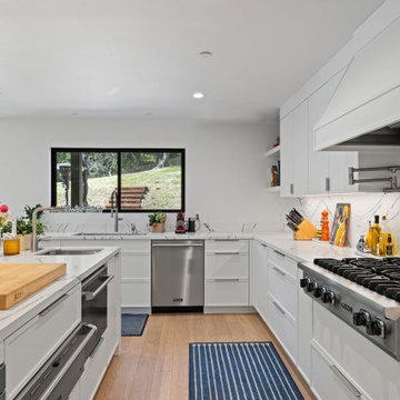 San Rafael Quiet Luxury Home Remodel – Custom Maple Cabinets