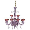 Royal Crystal Lighting Murano Glass Chandelier 12 Lights