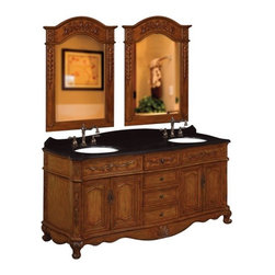 Belle Foret Model BF80035R Double Basin Vanity - Bathroom Vanities And Sink Consoles