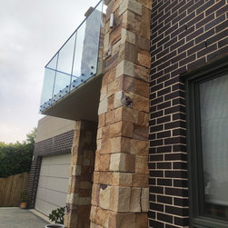 Colonial Ranch Australian Sandstone Wall Cladding Project - Landscaping Stones and Pavers