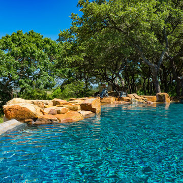 Faux Edge Pool In Sisterdale, TX