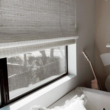 Elevate Teen Bedroom with Woven Wooden Shades in Hermosa Beach!