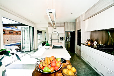 Contemporary kitchen in Wollongong.