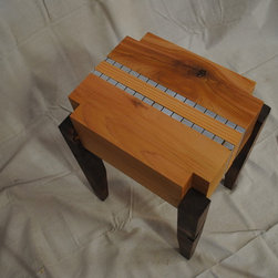 Cedar Night Stand with Aluminum Inlay - Products