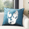 Romey Skull Pillow - Green, 12x20
