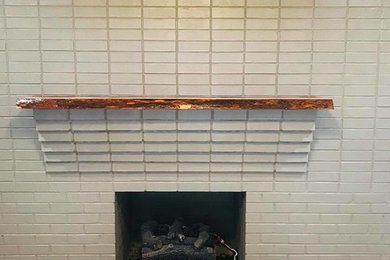 Inspiration for a modern family room remodel in Other