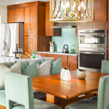 Classic + Transitional + Retro Kitchen