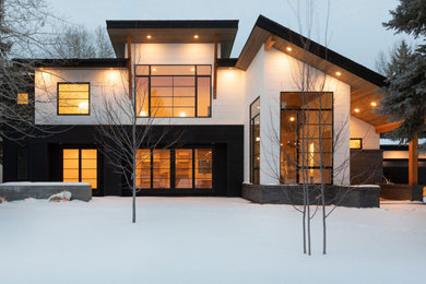 Inspiration for a contemporary home design remodel in Salt Lake City