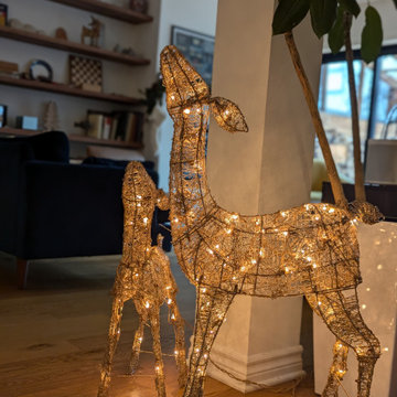 Christmas decoration in Outremont I Soft scandinavian style