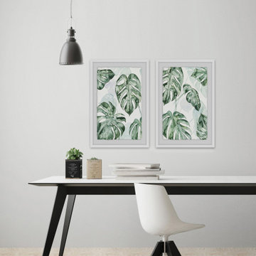 Split Leaf III Diptych