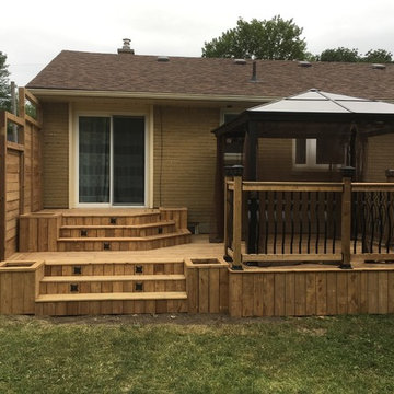 Custom two level deck