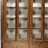 Reclaimed Wood Glass Door Cabinet