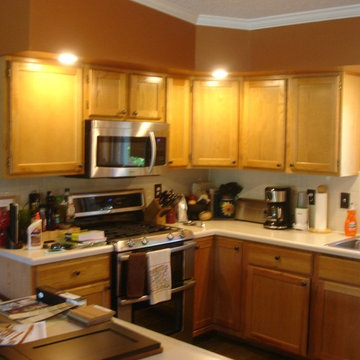 Medium Kitchen and Island