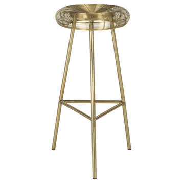 Kyle Wire Weaved Contemporary Bar Stool