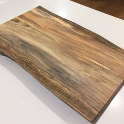 Spalted Pecan Live Edge Serving Boards - Serving Trays
