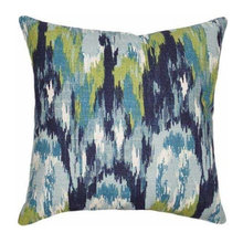 colors blue ikat