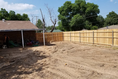 Back Yard Clean up and Fence