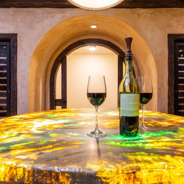 Gold Midwest Home Design Award & Coty Award Winning Wine Cellar & Tasting Room