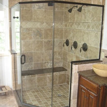 corner shower