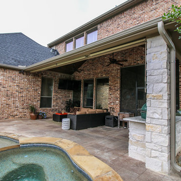 Patio Cover with Outdoor Kitchen: Fulshear, TX