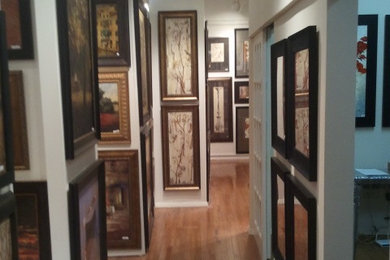 Inspiration for a hallway remodel in Charlotte