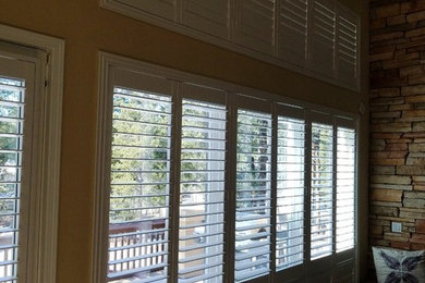 PolyCore Shutters with Double Hung Panels
