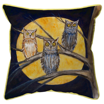Night Owls Large Indoor/Outdoor Pillow 18x18