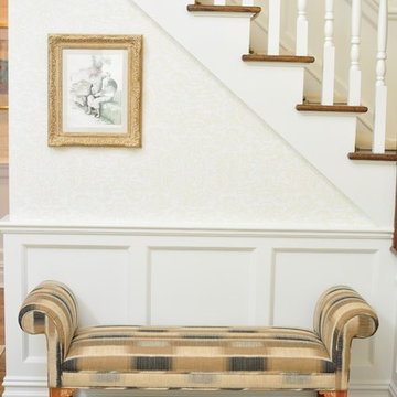 Warm Creamy Home with Asian Antiques