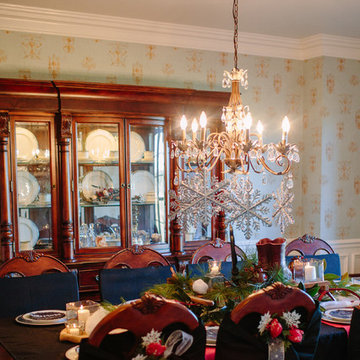Holiday Tablescape and Decor for Wilson Living Magazine
