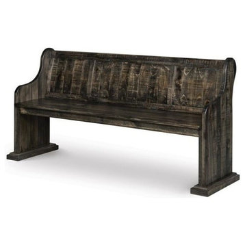 Beaumont Lane Wood Dining Bench in Pine