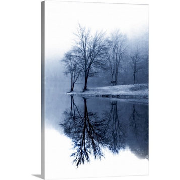 Fog on the Lake I Wrapped Canvas Art Print, 16"x24"x1.5"