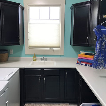 Waypoint and Contractors Choice Cabinetry- 650F Painted Silk Kitchen