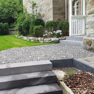 Garten mit Verschiedenen Ebenen