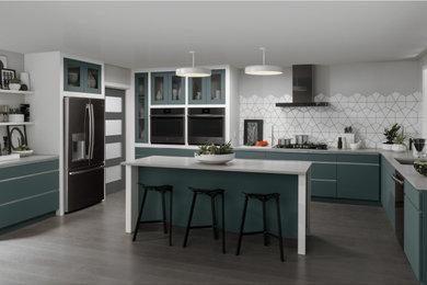GE Profile Black Stainless Kitchen