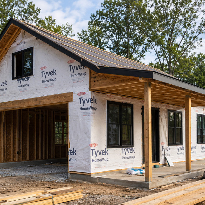 Modern ADU Under Construction Hanover Virginia
