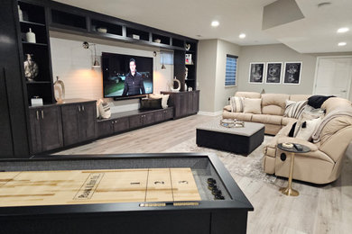 A modern basement