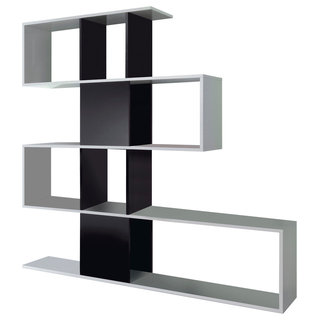 Zig Zag Shelving Unit Contemporary Display Wall Shelves By