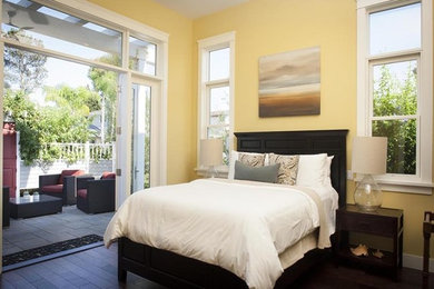 Inspiration for a coastal bedroom remodel in San Diego