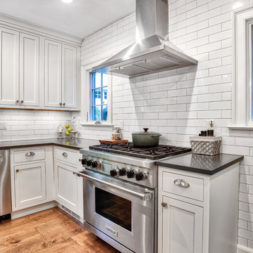 Wolf Range & Stainless Steel Hood